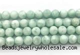 CAS304 15.5 inches 12mm round snowflake angelite gemstone beads