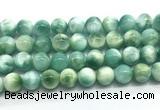 CAS324 15.5 inches 14mm round peacock angelite gemstone beads