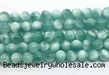 CAS332 15.5 inches 10mm round peacock angelite gemstone beads