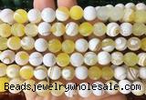 AGBS438 15 inches 10mm round Matte agate beads wholesale AGBS438 15 inches 10mm round Matte agate beads wholesale