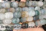 AGBS457 15 inches 13*15mm drum agate gemstone beads wholesale AGBS457 15 inches 13*15mm drum agate gemstone beads wholesale