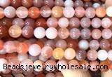 AGBS69 15 inches 8mm round south red agate beads wholesale