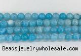 AGBS82 15 inches 10mm round blue fire agate beads wholesale