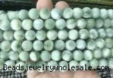 ASBS11 15 inches 10mm round green angelite gemstone beads wholesale  ASBS11 15 inches 10mm round green angelite gemstone beads wholesale