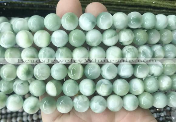 ASBS11 15 inches 10mm round green angelite gemstone beads wholesale