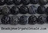 CAA1210 15.5 inches 6mm round frosted agate beads wholesale