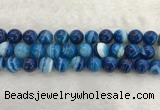 CAA1935 15.5 inches 14mm round banded agate gemstone beads