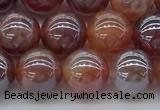 CAA3502 15.5 inches 8mm round AB-color fire agate beads wholesale