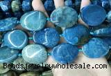 CAA3726 25*35mm - 30*40mm freeform chrysanthemum agate beads