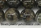 CAA4037 15.5 inches 12mm round chrysanthemum agate beads