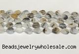 CAA4386 15.5 inches 12mm heart Montana agate beads