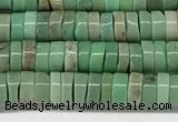 CAA4850 15.5 inches 2*4mm heishi grass agate beads wholesale