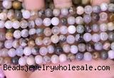 CAA4940 15.5 inches 6mm round bamboo leaf agate beads wholesale