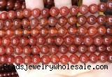 CAA4948 15.5 inches 8mm round red agate beads wholesale