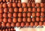 CAA5101 15.5 inches 10mm round red agate gemstone beads