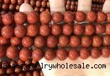 CAA5102 15.5 inches 12mm round red agate gemstone beads