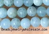 CAA5140 15.5 inches 4mm round dragon veins agate beads wholesale