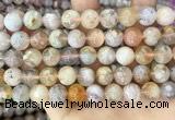 CAA5251 15.5 inches 10mm round sakura agate beads wholesale