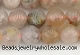 CAA5280 15.5 inches 6mm round sakura agate gemstone beads