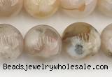 CAA5283 15.5 inches 12mm round sakura agate gemstone beads