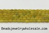 CAA5468 15.5 inches 8*12mm faceted rice agate beads