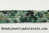 CAA5472 15.5 inches 8*12mm faceted rice agate beads