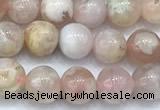 CAA5900 15 inches 6mm round sakura agate gemstone beads