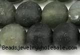 CAA6072 15 inches 8mm round matte moss agate beads