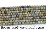 CAA6120 15.5 inches 4mm round bamboo leaf agate gemstone beads