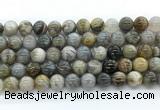 CAA6123 15.5 inches 10mm round bamboo leaf agate gemstone beads