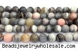 CAA6133 15 inches 10mm round Botswana agate beads wholesale