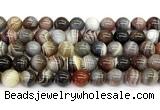 CAA6140 15 inches 10mm round Botswana agate beads wholesale