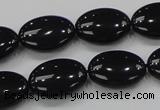 CAB319 15.5 inches 13*18mm oval black agate gemstone beads wholesale CAB319 15.5 inches 13*18mm oval black agate gemstone beads wholesale