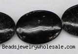 CAE61 15.5 inches 22*30mm oval astrophyllite beads wholesale