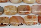 CAG1097 15.5 inches 13*18mm rectangle Morocco agate beads wholesale