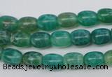 CAG1620 15.5 inches 8*10mm egg-shaped peafowl agate gemstone beads