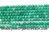 CAG5309 15.5 inches 4mm faceted round peafowl agate gemstone beads