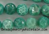 CAG5310 15.5 inches 6mm faceted round peafowl agate gemstone beads