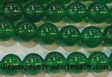 CAG6605 15.5 inches 8mm round green agate gemstone beads
