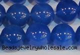 CAG7163 15.5 inches 14mm round blue agate gemstone beads