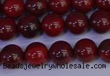 CAJ752 15.5 inches 8mm round apple jasper beads wholesale