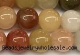 CAJ847 15 inches 8mm round jade gemstone beads