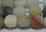 CAM1103 15.5 inches 10mm round matte amazonite beads wholesale CAM1103 15.5 inches 10mm round matte amazonite beads wholesale