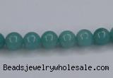 CAM135 15.5 inches 8mm round amazonite gemstone beads wholesale