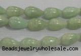 CAM860 15.5 inches 8*13mm teardrop natural Russian amazonite beads