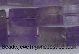 CAN182 15.5 inches 13*18mm faceted tube natural ametrine beads