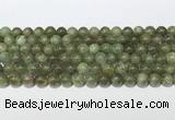 CAP709 15.5 inches 8mm round green apatite gemstone beads wholesale