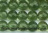 CAP736 15 inches 6.5mm -7mm round green apatite beads