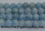 CAQ508 15.5 inches 4mm round A+ grade natural aquamarine beads