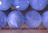 CAQ888 15.5 inches 9mm faceted round natural aquamarine beads